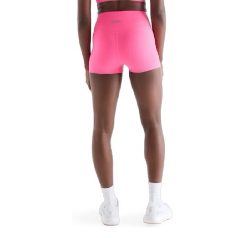 NOBULL Women’s High Rise Matte 2” Bike Short - Pink - Picture 8 of 14